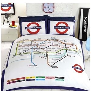 London Underground Full Duvet Set